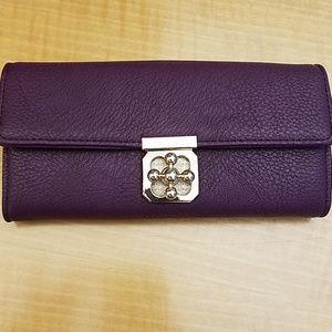 Charming Charlie purple wallet